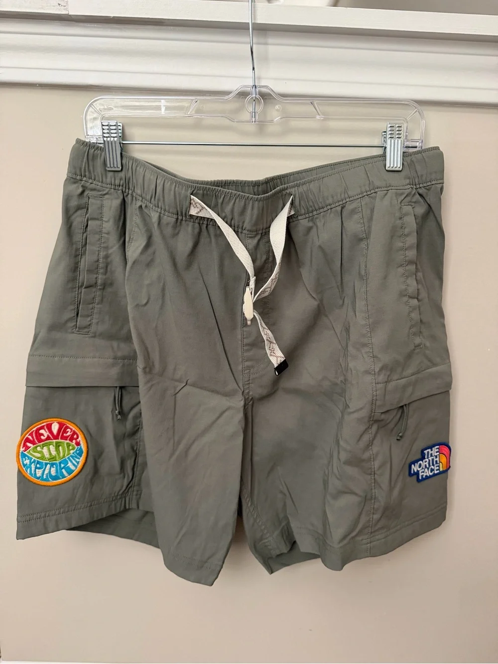 The North Face Men's Olive Green Utility Shorts